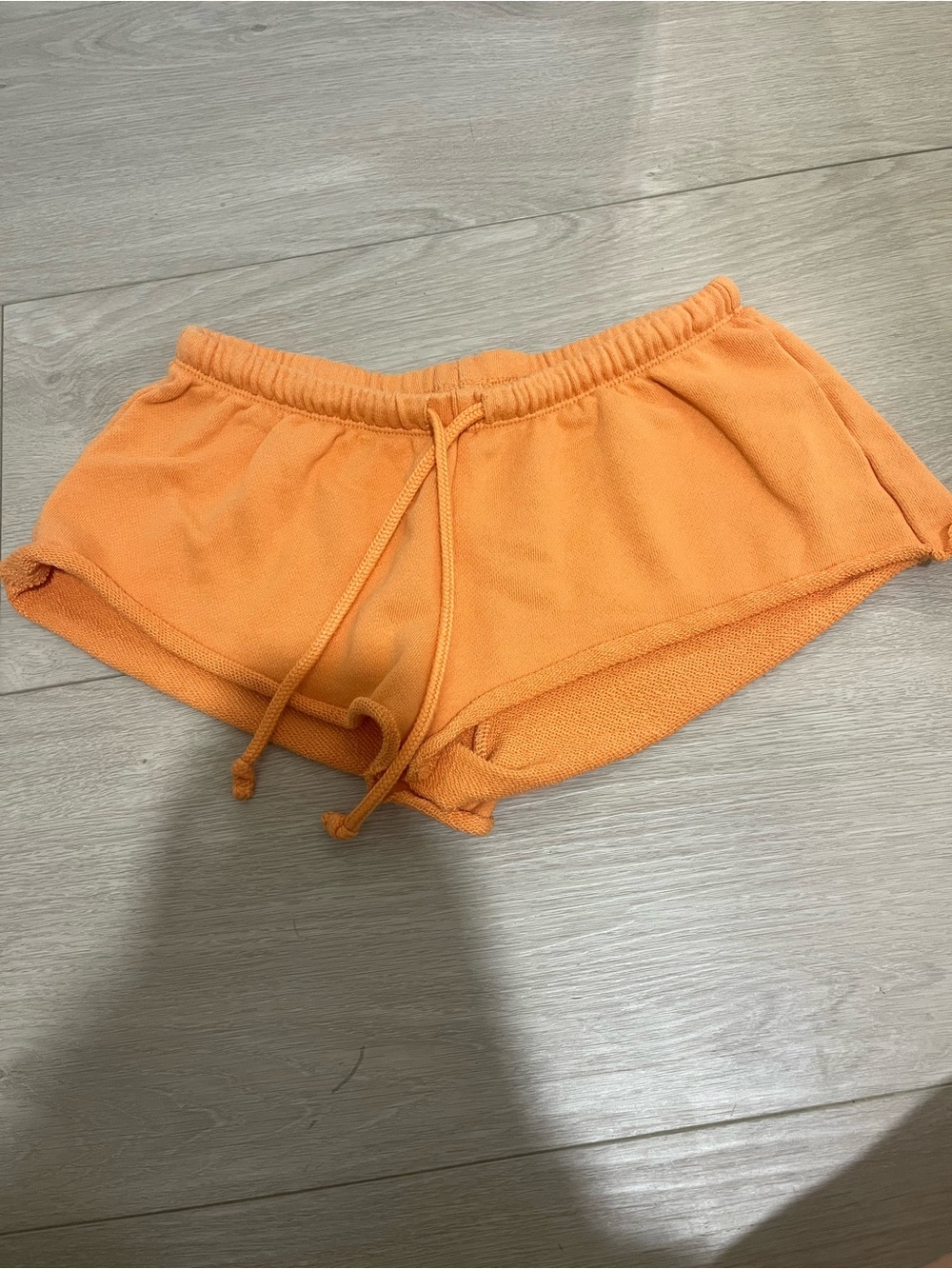 wild fable Orange Terry Drawstring Athletic Shorts